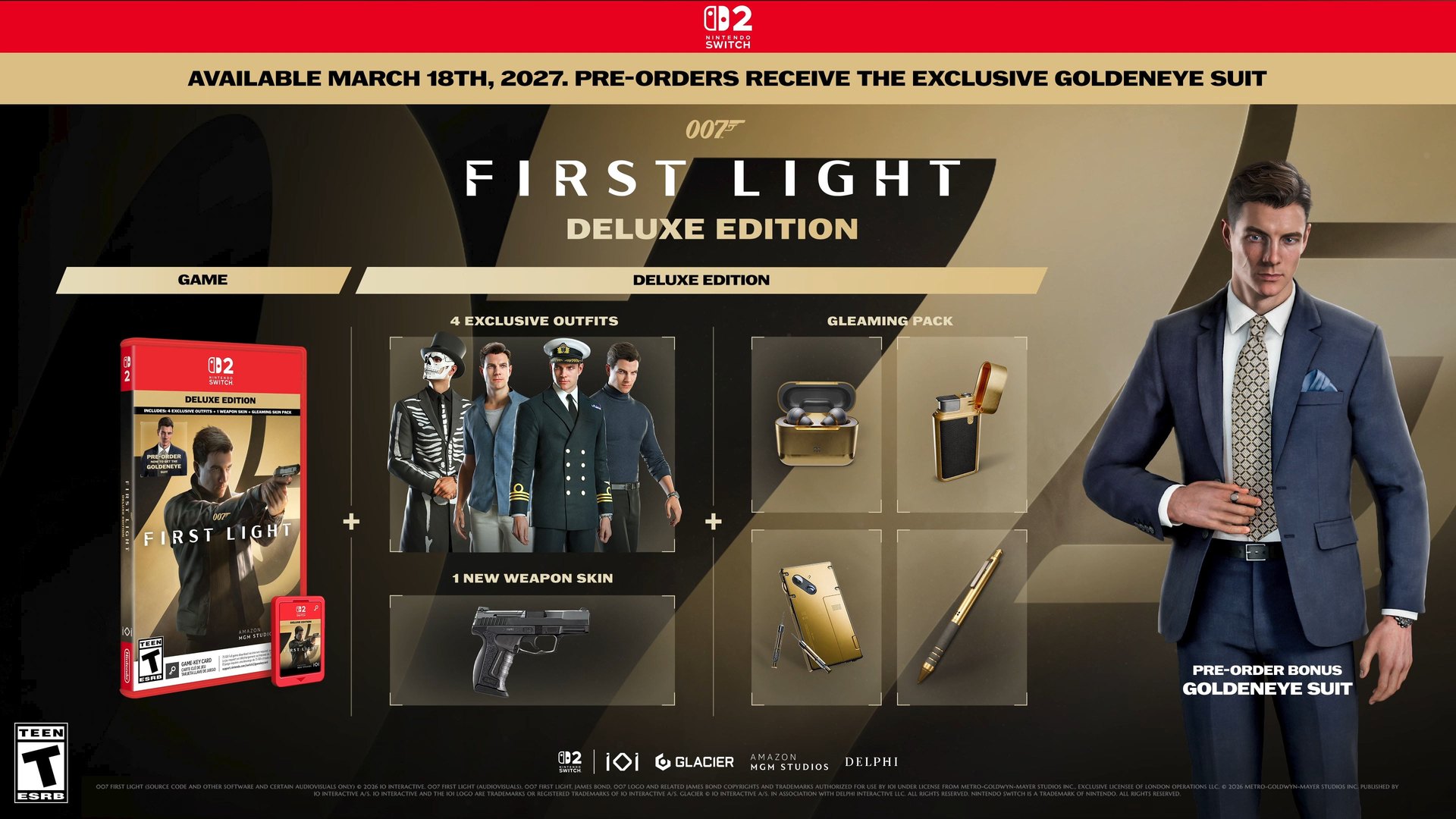 007 First Light выйдет на Switch 2 18 марта 2027 года