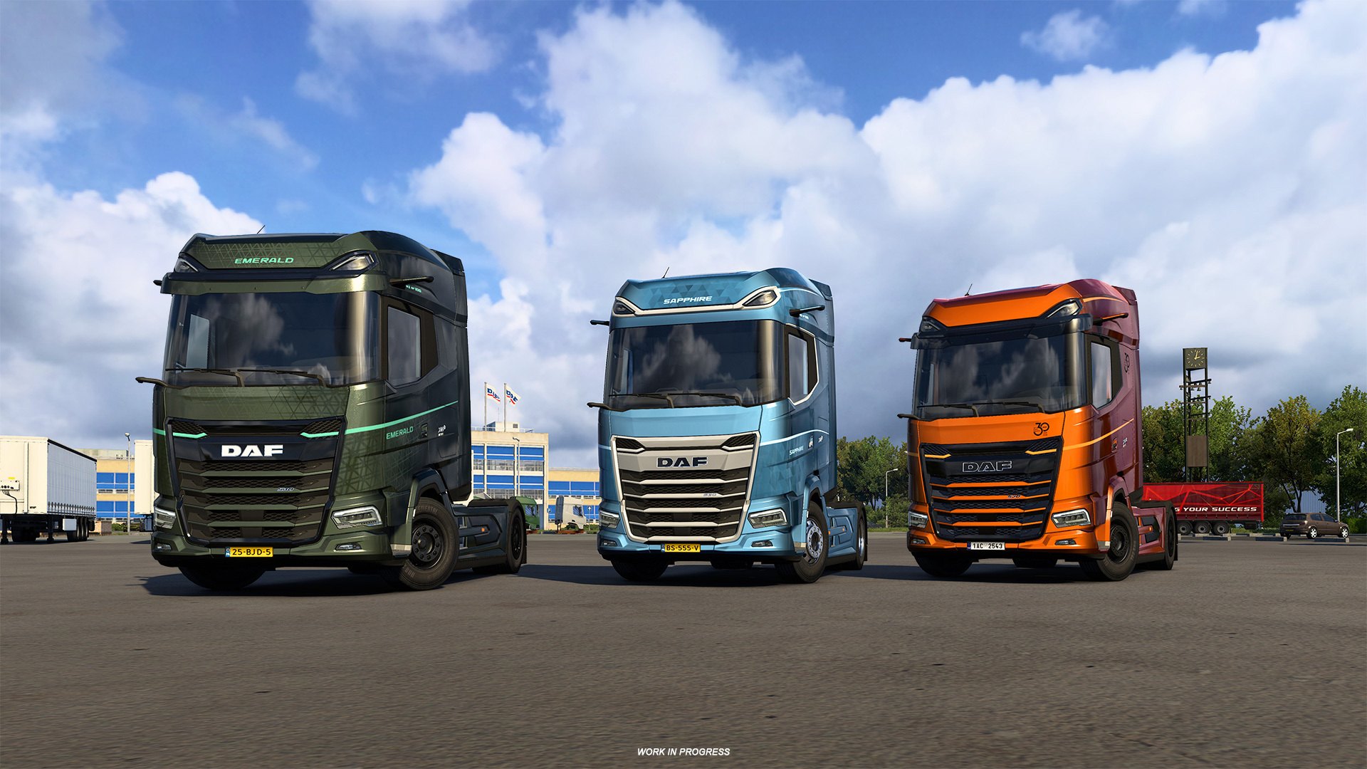 Для Euro Truck Simulator 2 показали три исполнения DAF XG+